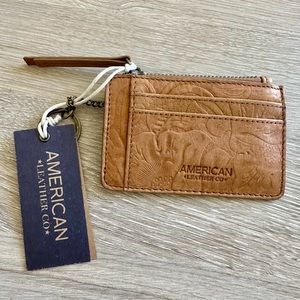 American Leather Co Card Pouch